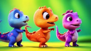 🦕😂Забавный танец маленького динозавра 🦖💃🎶