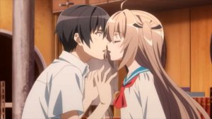 Юная рободевочка жаждет поцелуев, а чувак хочет жрать) "Атри: Мои дорогие моменты"