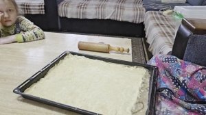 2ч.фкусная минутка-песочный пирог с ягодами из морса