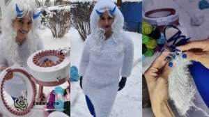 Платье на машине ''Мельница''.