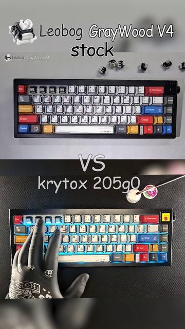 Leobog GrayWood V4 stock VS Krytox 205g0