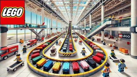 Система транспортировки багажа LEGO Airport