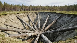 Невероятную находку обнаружили  с борта вертолёта в тайге