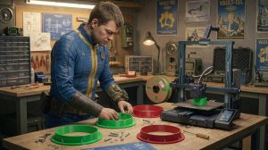 Напечатал на 3D-принтере ФЛАНЕЦ в палатку для зимней рыбалки 🎣🔥