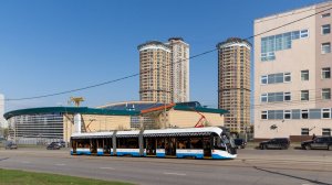 Поездка на Новогоднем трамвае 71-931М Витязь МОСКВА 2.0 по маршруту №30 (12.02.2026)