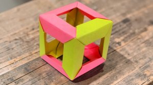 Бумажный кубик своими руками оригами