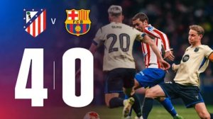 Атлетико М - Барселона. Обзор матча