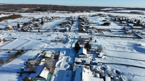 Полёт над деревней. DJI neo 2.