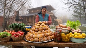 Жизнь в Деревне- Мини-пирожки с мясом, испеченные по-деревенски