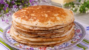 Блины на пшенной крупе - рецепт на Eda.video
