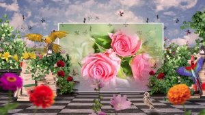 Три чайных розы