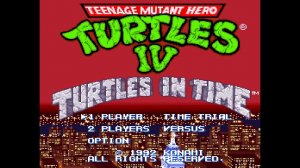 Прохождение игры : Teenage Mutant Ninja Turtles 4: Turtles in Time. Черепашки-ниндзя 4.