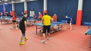 1/8 Меркулов/Шатров (1197) - Петров/Жук (1118) 09.03 настольный теннис Парный турнир