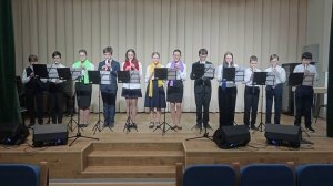 Контрданс, анс, 13-15 лет, СПб Музицирование Блокфлейта Вар. на тему р.н.п. «Валенки"