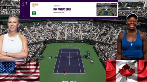 (6) 🇺🇸Аманда Анисимова - (10) 🇨🇦Виктория Мбоко