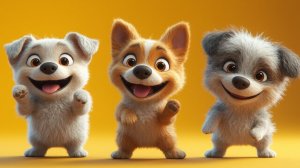 Очаровательные щенки пробуют забавные танцевальные движения! Слишком мило 😍💃