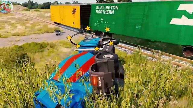 Мультики про машинки, Капитана Америка и Человека Паука