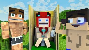 АЛЕКС ЗАСТУКАЛИ В ТУАЛЕТЕ - МУЛЬТИКИ ПРО МАЙНКРАФТ