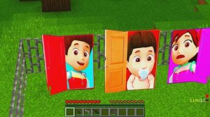 ВЫБЕРИ ПРАВИЛЬНУЮ ДВЕРЬ ДЛЯ СЕМЬИ РАЙДЕРА В МАЙНКРАФТЕ