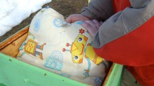 9 марта. Продолжаем работы на пасеке.