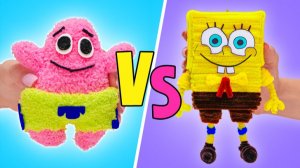 Сражение из носков 🧦 Патрик против Губки Боба