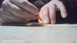 Размечаю установочные элементы крыла для новой БМК-авиамодели