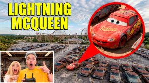мой дрон снял НАСТОЯЩЕГО LIGHTING MCQUEEN в Реальной Жизни!