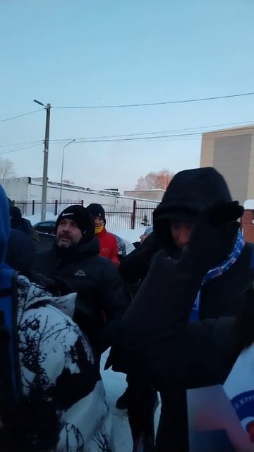 Горячий приём Ледяного похода в Нижнемкамске. После отмены Игры Нефтехимик Факел 23тур сезон 2025-26