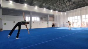 СмП 1 юношеский разряд,Ольхова Валерия, Дуганов Иван, ДЮСШ г. Гвардейск, Комбинированное упражнение