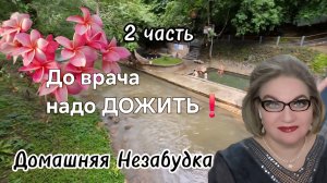 2 часть. До врача надо ДОЖИТЬ❗️
