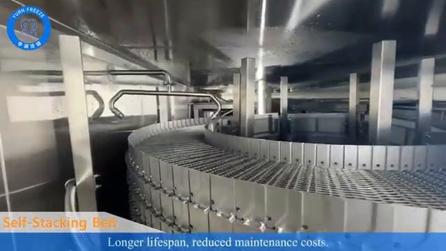 Спиральная морозильная камера Yurnfreeze  для куриных наггетсов