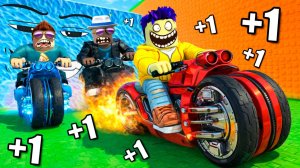ПОБЕГ НА МОТОЦИКЛАХ ОТ ЦУНАМИ В ROBLOX