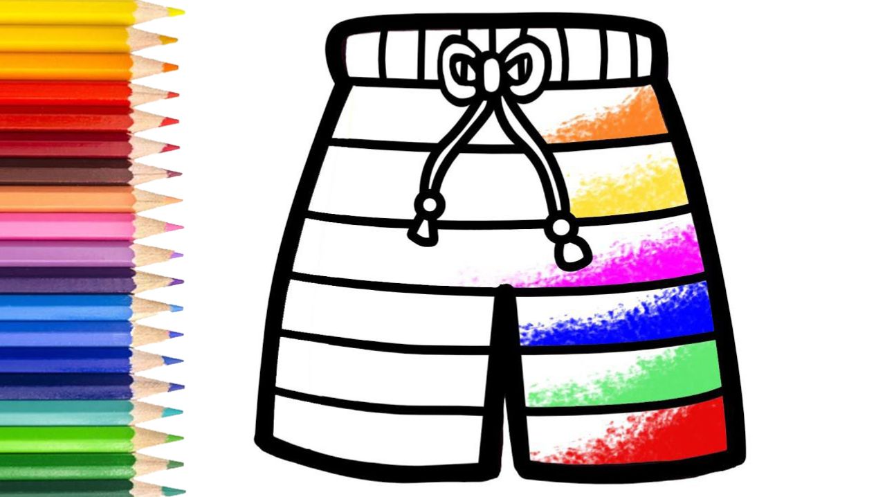Мультик дл детей-как нарисовать ШОРТЫ/Рисование ШОРТЫ для детей