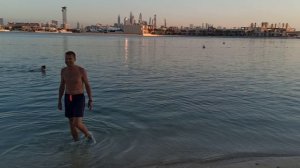 Вода на пляже теплее,чем в бассейнах аквапарка!