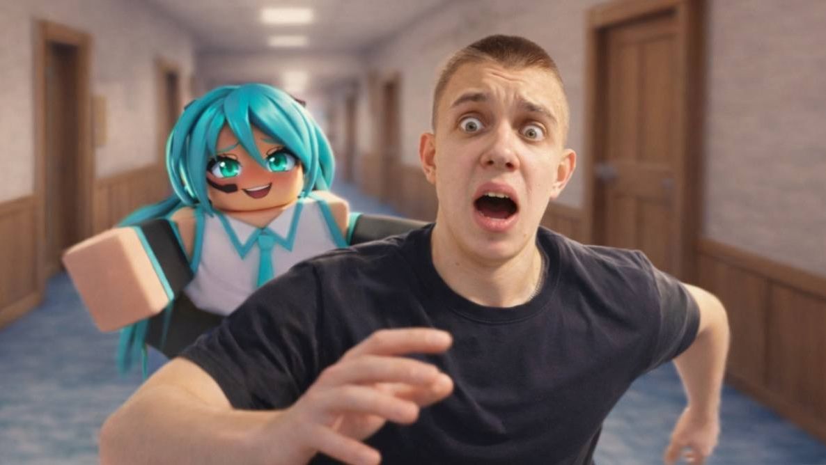 СБЕГАЮ ОТ ИИ ДЕВУШКИ В РОБЛОКС !
