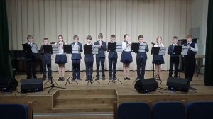 Соловушки, анс, 11-12 лет, СПб Музицирование Блокфлейта Вар. на тему р.н.п. «Как на тоненький ледок"