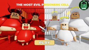 Дьявольская семейка против Ангельской семейки, бегущей из тюрьмы! (Обби) Игровой процесс #roblox