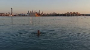 Купаемся на закате на пляже Атлантис!