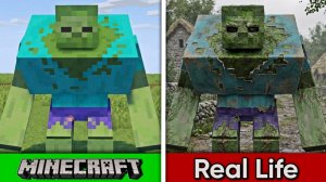 MINECRAFT IN REAL LIFE! МОНСТРЫ ИЗ ИГРЫ МАЙНКРАФТ В РЕАЛЬНОСТИ! КРИПЕР, СКЕЛЕТ, ГОЛЕМ💥! РЕАКЦИЯ! 🙀