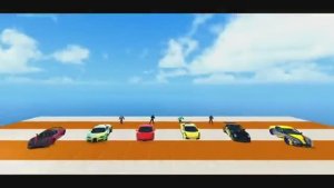 Мультик для детей . Мультик про машинки . Гонки на машинах .