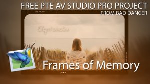 Free PTE AV Studio Pro project - Frames of Memory ID 10032026