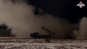 Расчет РСЗО «Торнадо-С» 79-й уничтожил замаскированный пункт временной дислокации с живой силой ВСУ.