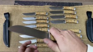 Большой выбор ножей , рукоять из бересты по 4300 руб.