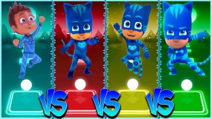 Герои в масках Coffin Dance в Tiles Hop lvl 6 - Мультик PJ Masks