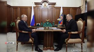 Встреча Владимира Путина с главой Дагестана: обсуждение социально-экономического развития республики