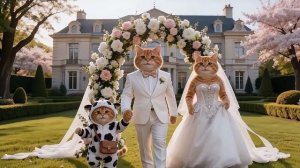 Когда Котенок увидел свадебную фотографию мамы и папы и спросил - Можно мне тоже на ней побывать