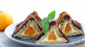 ПИРОЖНЫЕ ИЗ ПЕЧЕНЬЯ, С ТВОРОЖНЫМ СЫРОМ И СГУЩЁНКОЙ