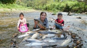 Ловлю рыбу на дождевых червей вместе с сыном. Забираю дочь из школы. Дуонг
