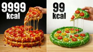 "Ванзай" Пицца 99 vs 9999 Калорий !