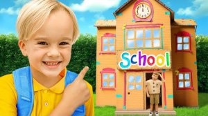 Картонное школьное приключение для детей!